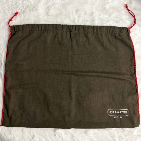 y2k COACH Vintage Brown Dust Bag - Picture 1 of 4